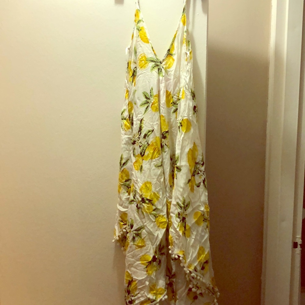 summer dress. Can be worn alone or as a coverup.